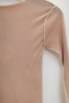 BASERANGE Ribbed Long Sleeve Top T-shirt TTVL Collection France BAS-TTVL-RB-SP24-HAPTIC TTVL